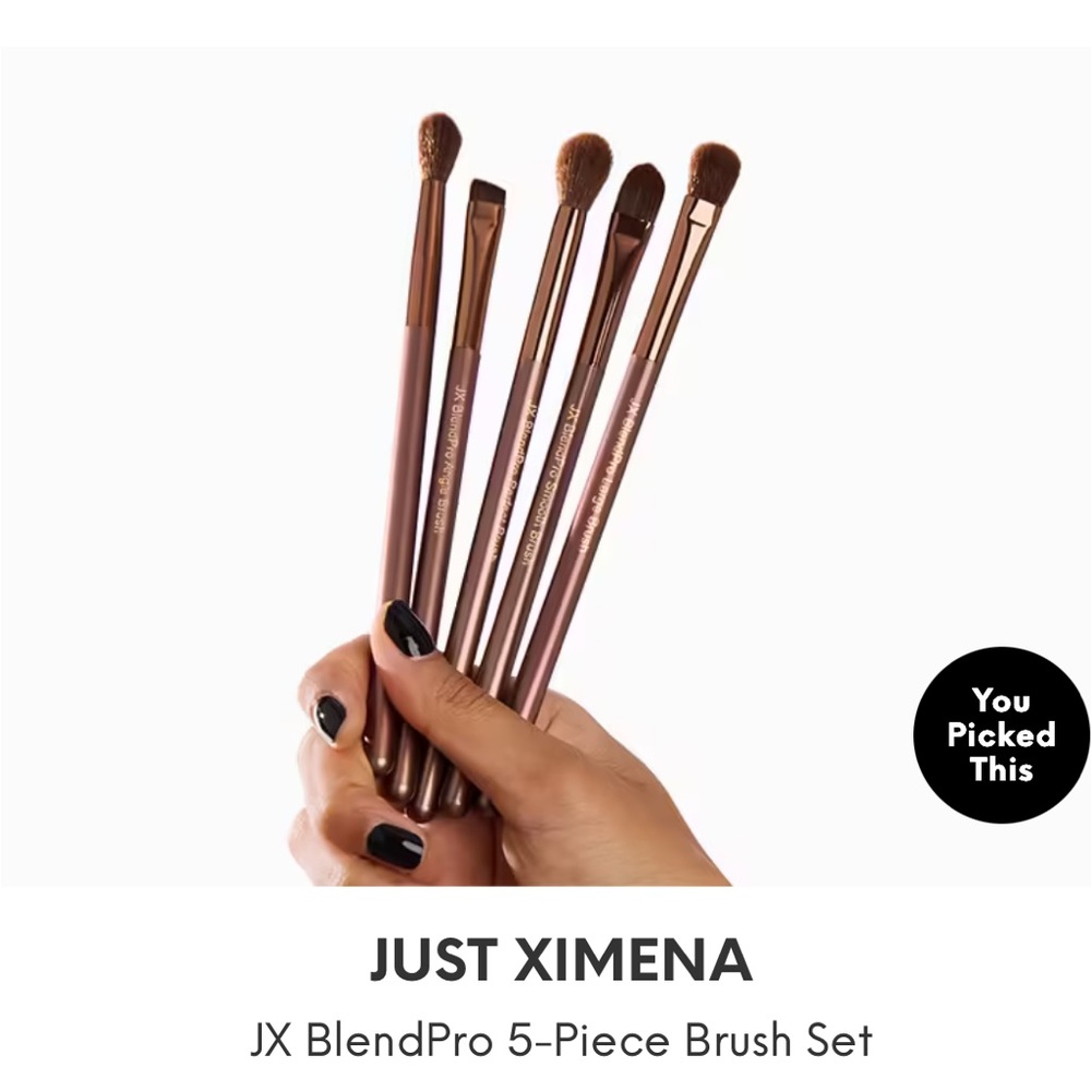 Just Ximena JX BlendPro 5-Piece Brush Set